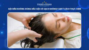 gội đầu không dùng dầu gội