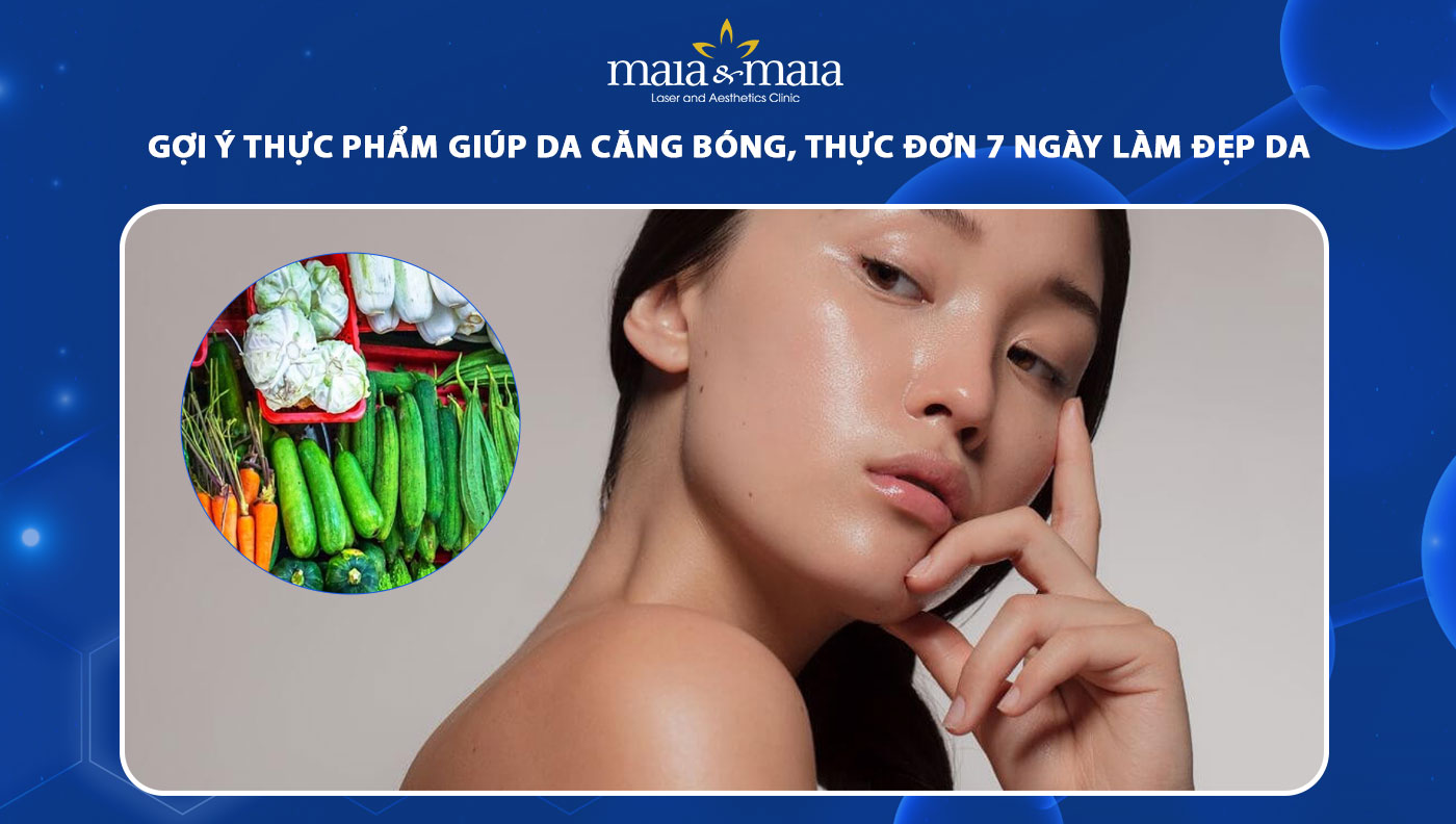 thực phẩm giúp da căng bóng