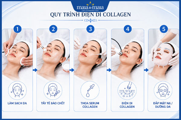 quy trình điện di collagen