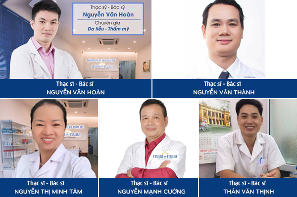 Hình ảnh: Đội ngũ bác sĩ tại Phòng khám Maia &Maia DOI-NGU-BS-2