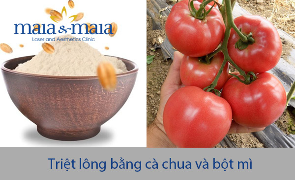 Triệt lông nách bằng cà chua, bột mì Triệt lông nách bằng cà chua, bột mì
