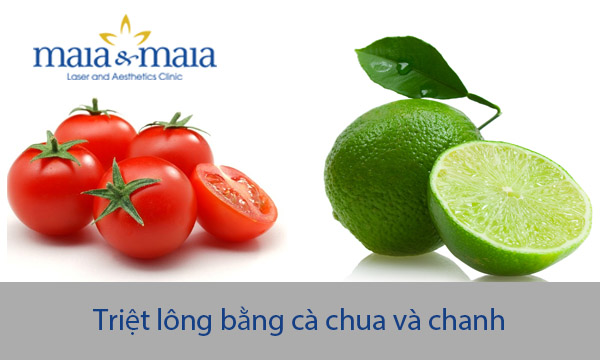 Triệt lông nách tại nhà bằng cà chua và chanh Triệt lông nách tại nhà bằng cà chua và chanh